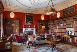 Broughton Hall, Library